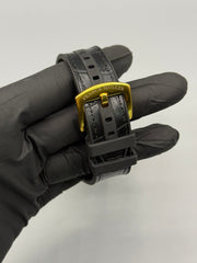 F. Muller Stone Black Leather Strap