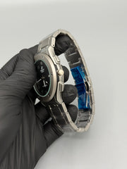 HB Geneve Arabic Numerals Stainless Steel