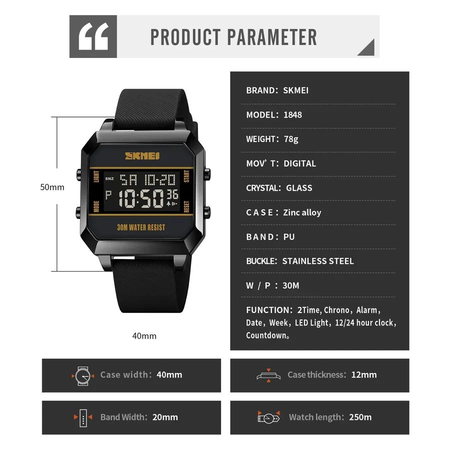 SKMEI Original Watch - Sports Model