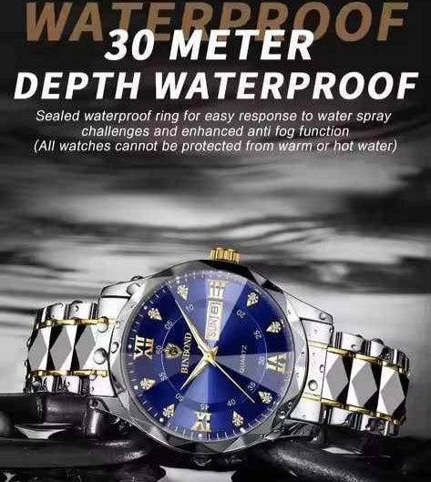 Top Brand Luxury Fashion Sport Diamond Men Business Wristwatch