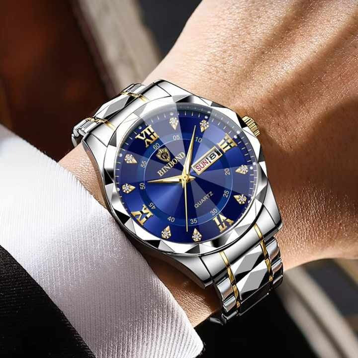 Top Brand Luxury Fashion Sport Diamond Men Business Wristwatch